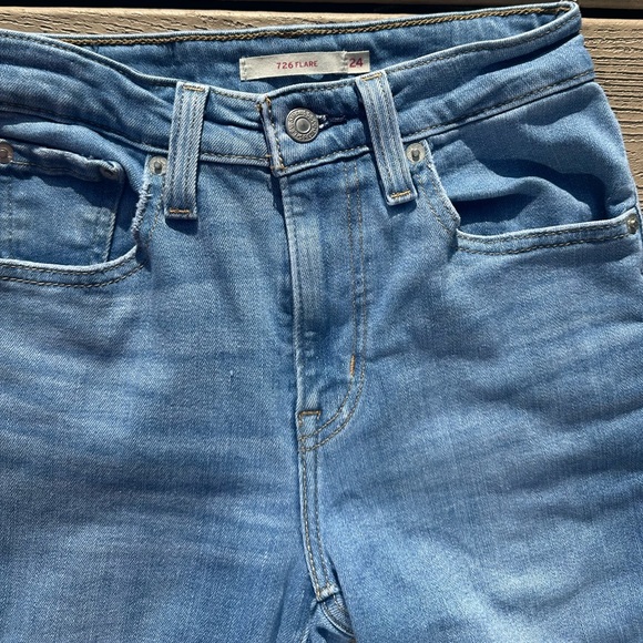 Levi’s flare jeans size 24 style 726 boot cut - Picture 5 of 9